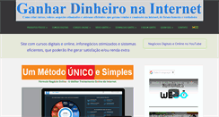 Desktop Screenshot of dinheirovirtual.net